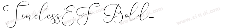 TimelessEF Bold字体转换
